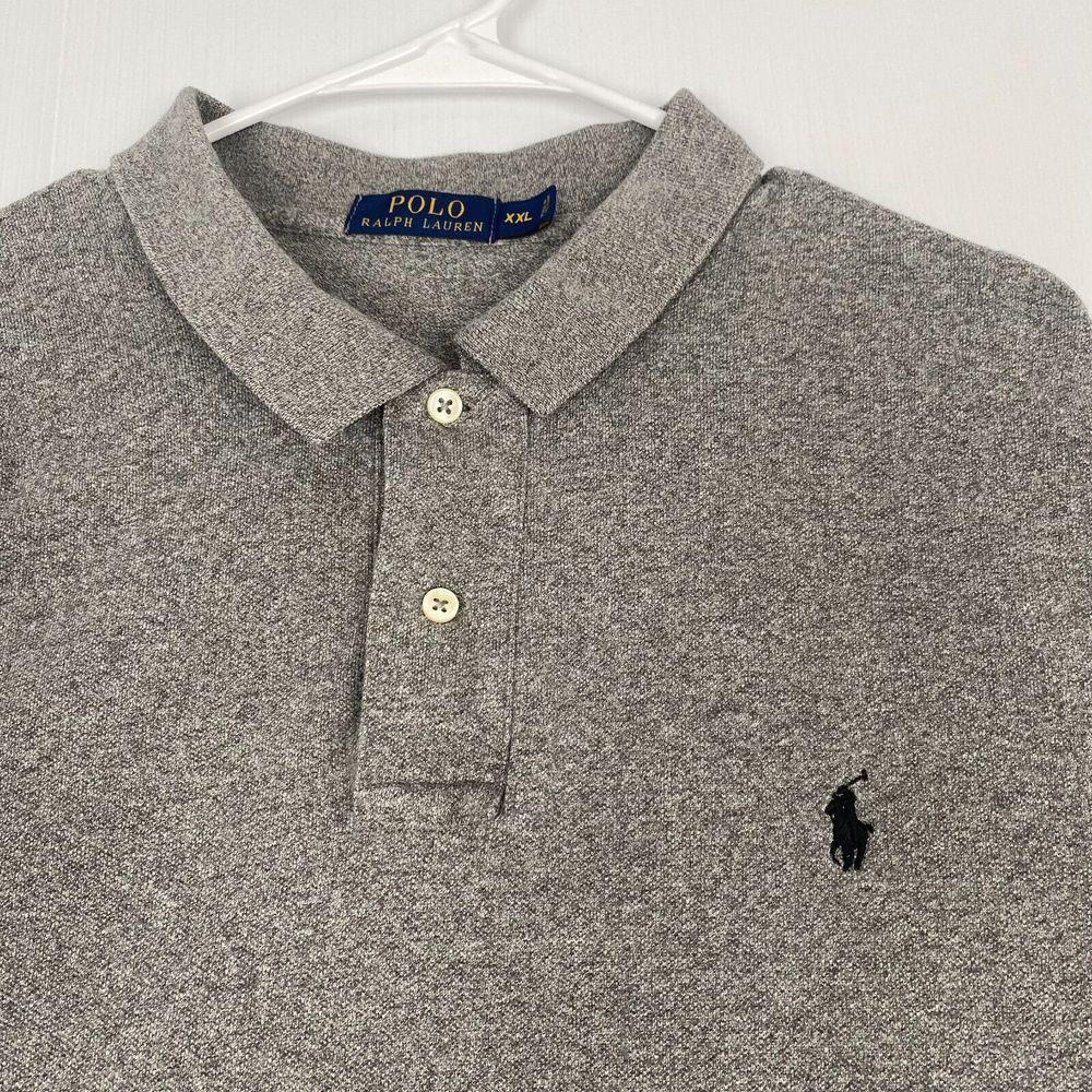 Polo Ralph Lauren Men's Size XXL Pullover Sweatshirt Gray Cotton Sweater - Picture 11 of 12